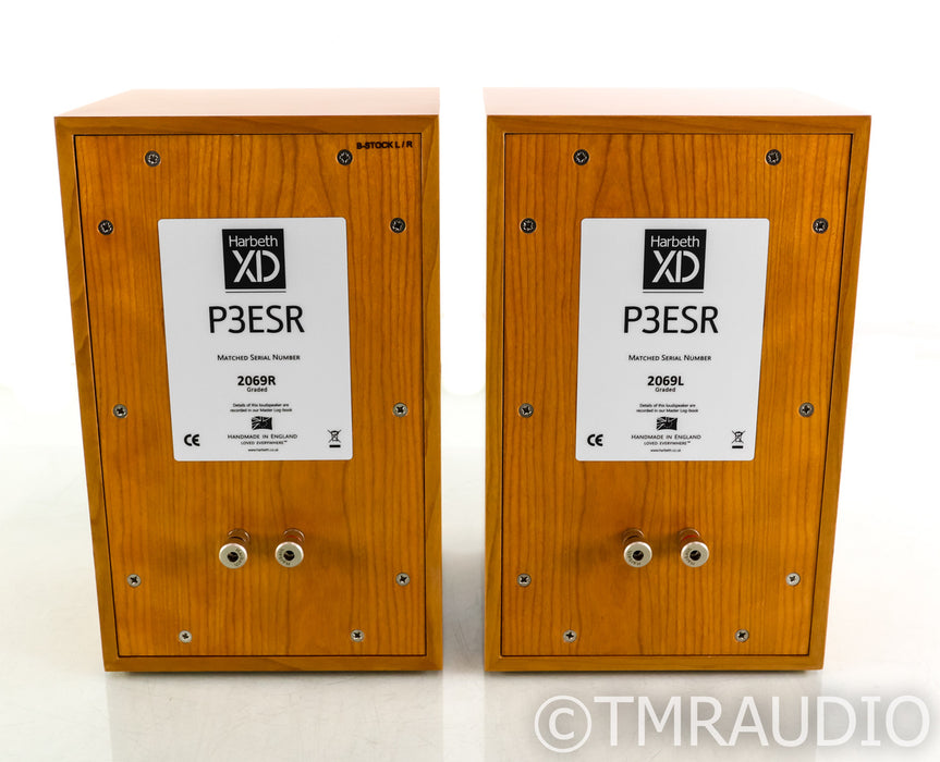 Harbeth P3ESR XD Bookshelf Speakers; Cherry Pair
