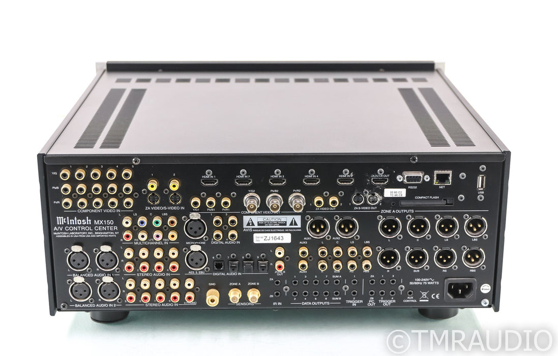 McIntosh MX150 7.1 Channel Theater Processor; MX-150; Remote (No RoomPerfect)