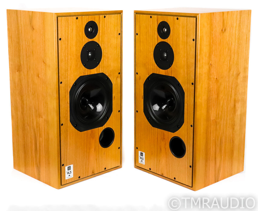 Harbeth Super HL5 Plus XD Bookshelf Speakers; Cherry Pair