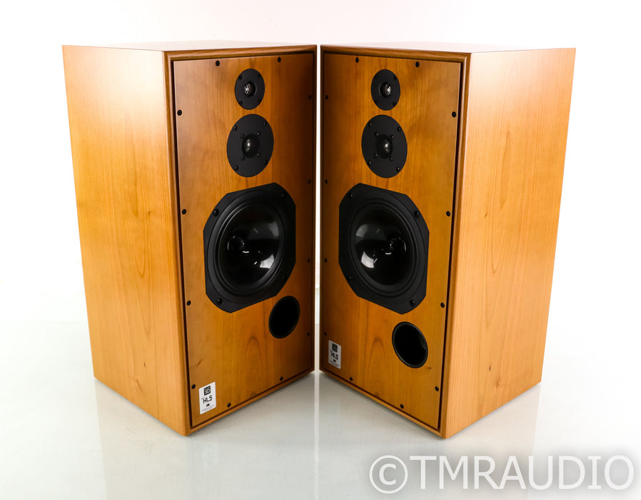 Harbeth Super HL5 Plus XD Bookshelf Speakers; Cherry Pair