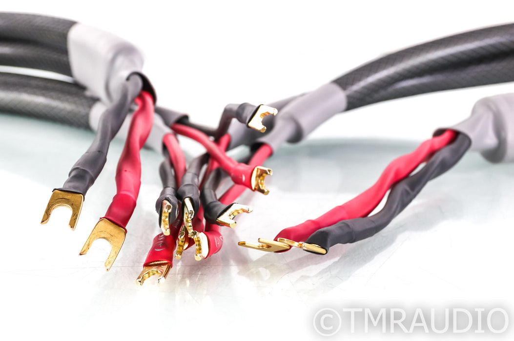 Acoustic Zen Satori Bi-Wire Speaker Cables; 9ft Pair