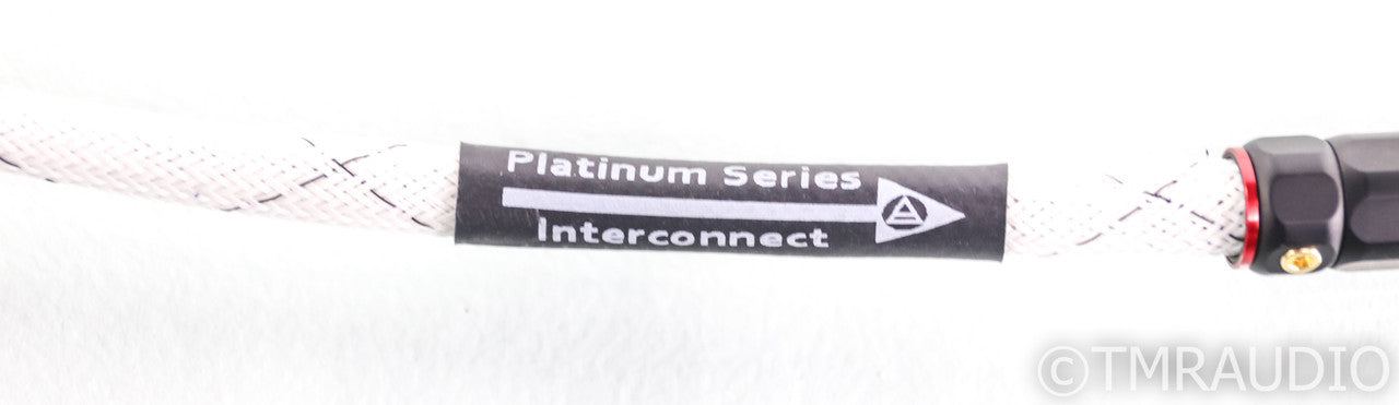WyWires Platinum Series RCA Cables; 1m Pair Interconnects