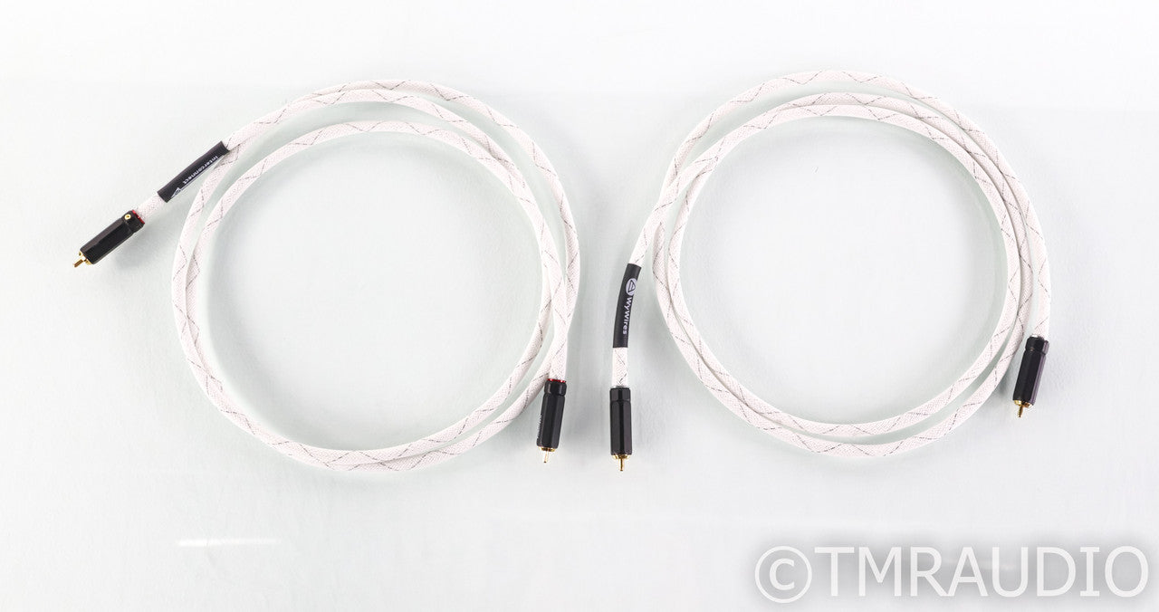 WyWires Platinum Series RCA Cables; 2m Pair Interconnects