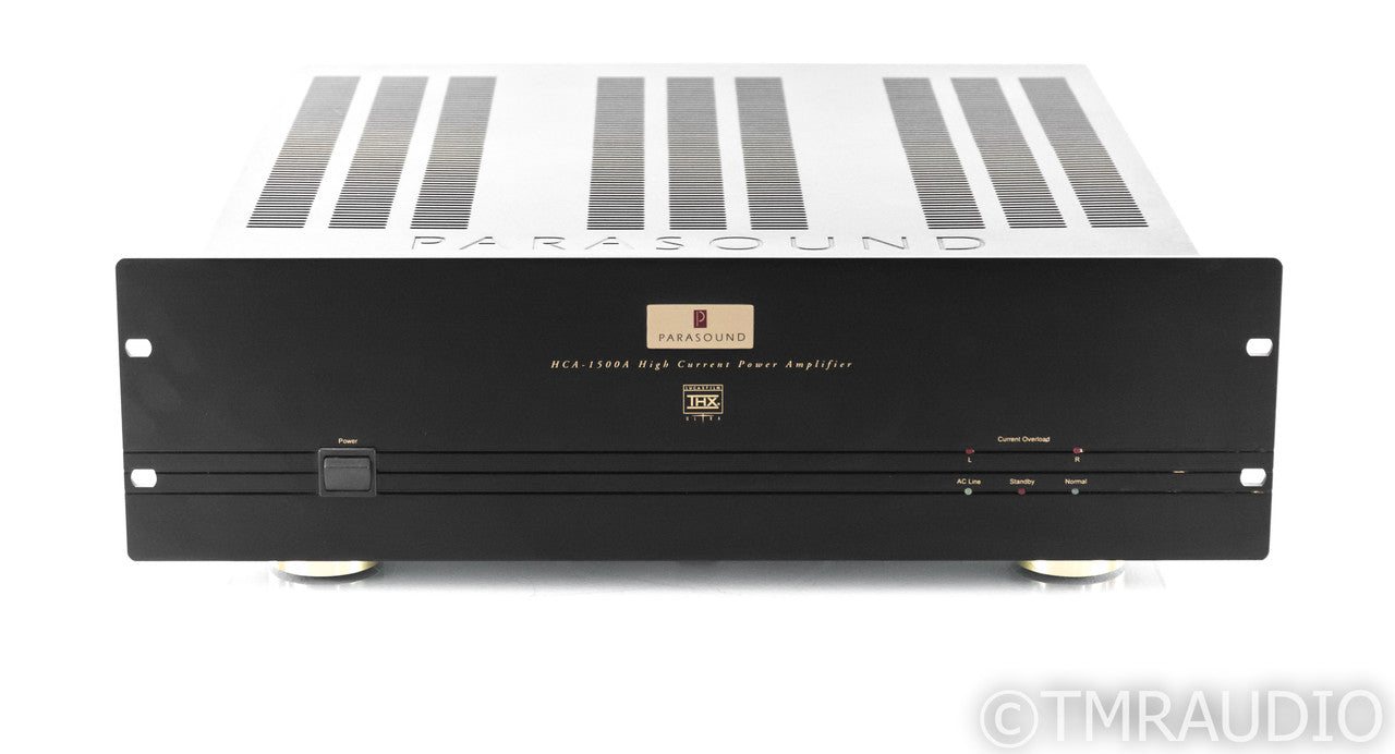 Parasound HCA-1500A Stereo Power Amplifier; HCA1500A; Black