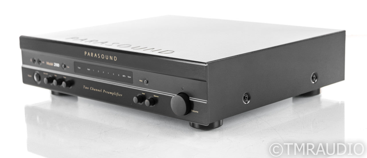 Parasound Model 2100 Stereo Preamplifier; Remote; MC/MM Phono