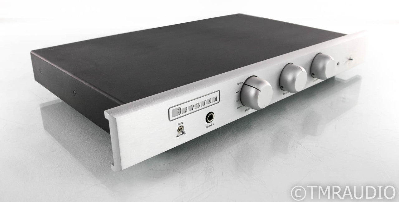 Bryston BP-6 Stereo Preamplifier; BP6; Remote; 19"; Silver