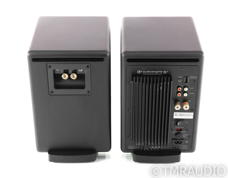 Audioengine A5+ Powered Bookshelf Speakers; Satin Black Pair; A-5+