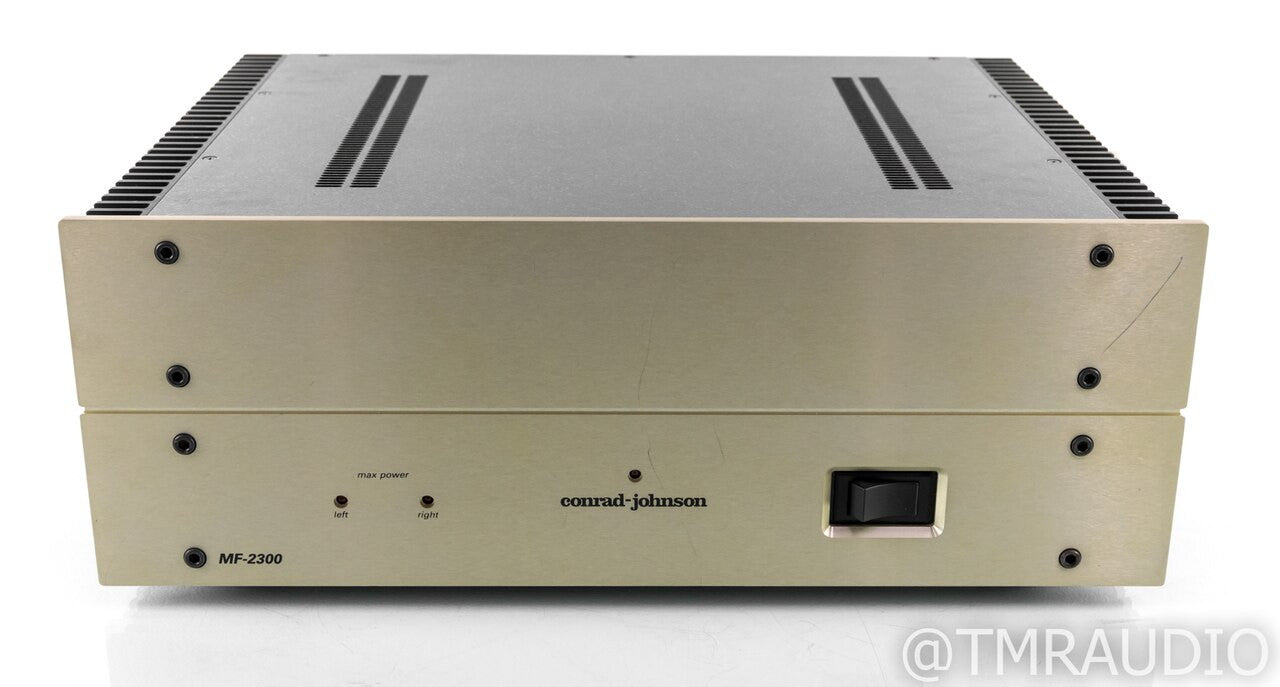 Conrad Johnson MF-2300 Stereo Power Amplifier; MF2300