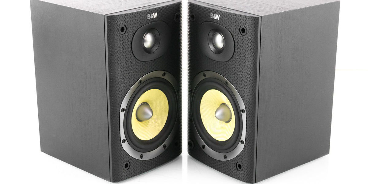 Ｂ＆W ＤM600 S3 B&W DM600 S3 Bookshelf Speakers; Black Ash Pair; DM-600 — The