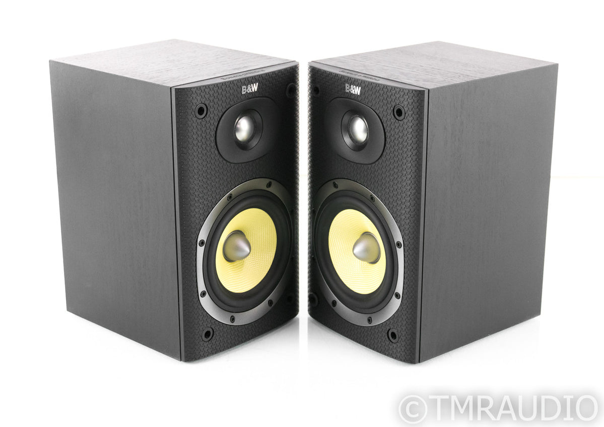 Ｂ＆W ＤM600 S3 B&W DM600 S3 Bookshelf Speakers; Black Ash Pair; DM-600 — The