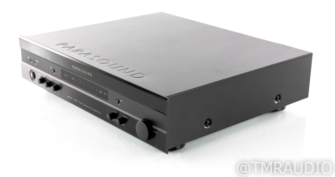 Parasound Model 2100 2.1 Channel Preamplifier; Remote; MM / MC Phono