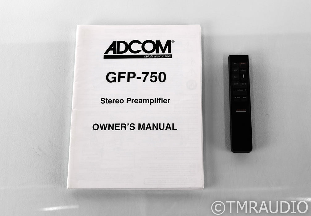 Adcom GFP-750 Stereo Preamplifier; GFP750; Blue Board
