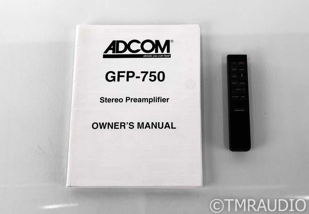 Adcom GFP-750 Stereo Preamplifier; GFP750; Blue Board