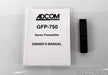 Adcom GFP-750 Stereo Preamplifier; GFP750; Blue Board