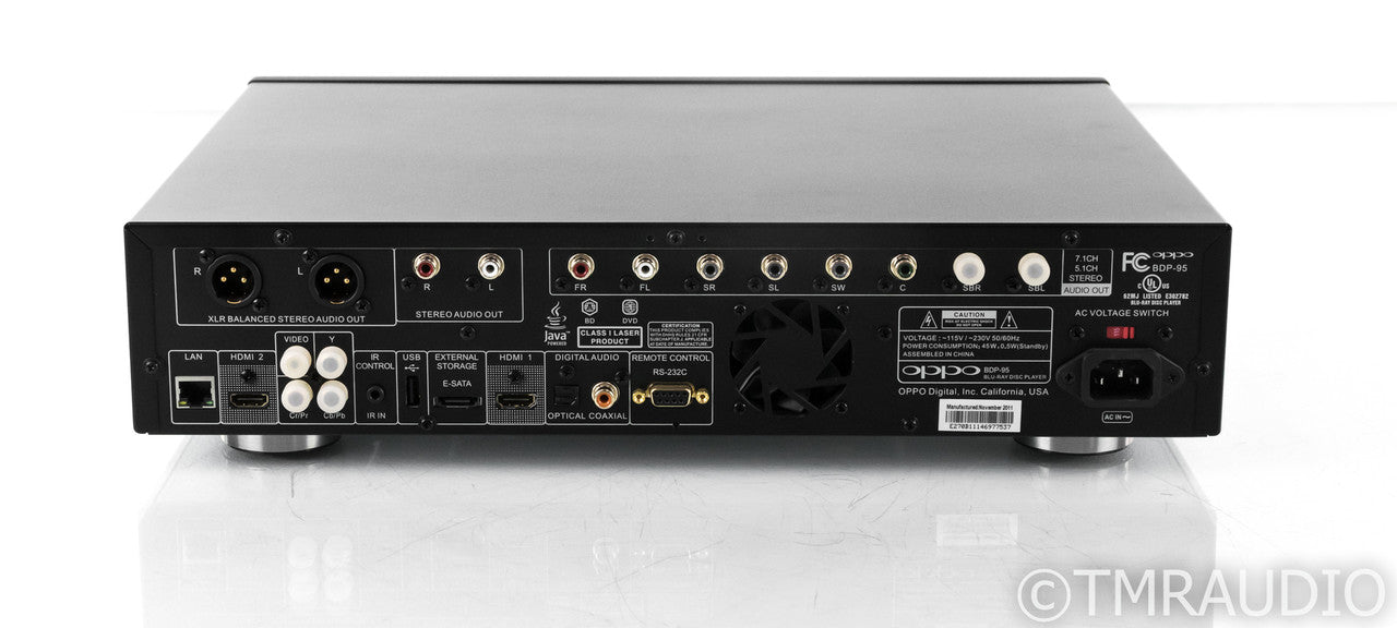 Oppo BDP-95 Universal 3D Blu-ray Disc / CD Player; BDP95; Remote