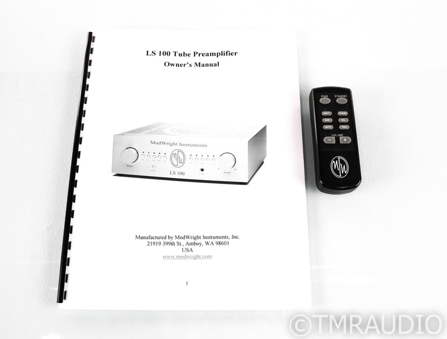 Modwright LS 100 Stereo Tube Preamplifier; LS-100; MM/MC Phono; Remote