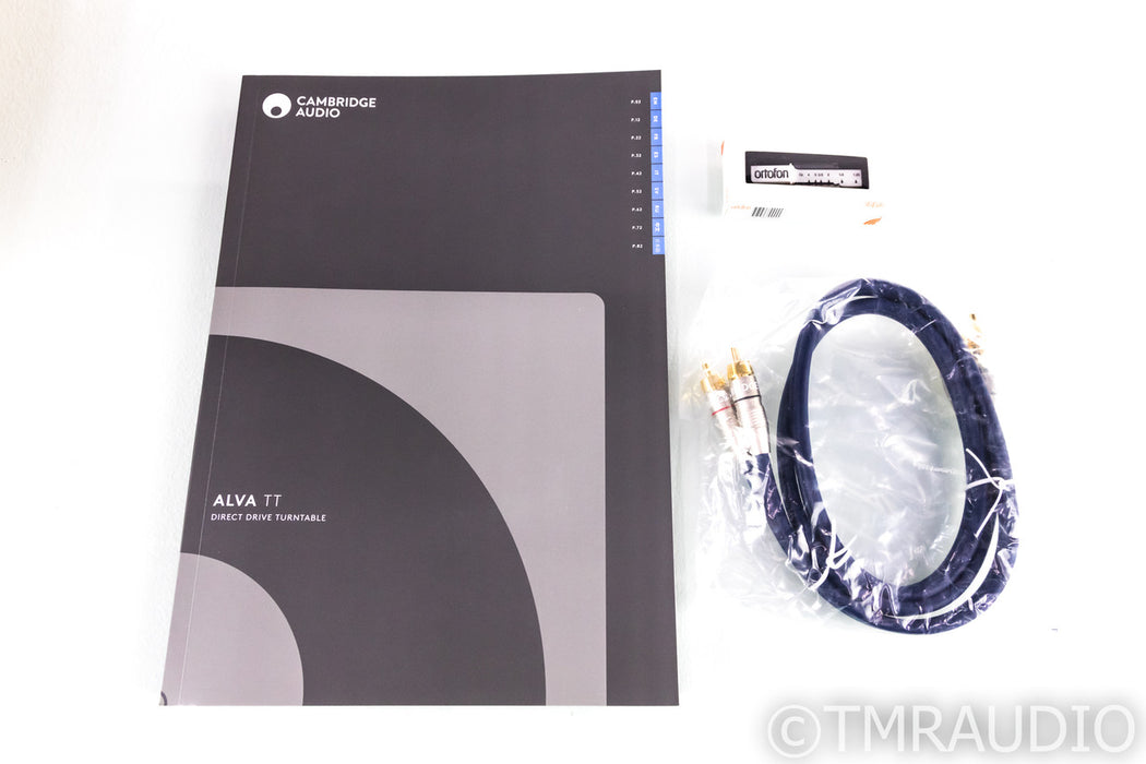 Camridge Audio Alva TT Direct Drive Turntable; Alva High Output MC Cartridge