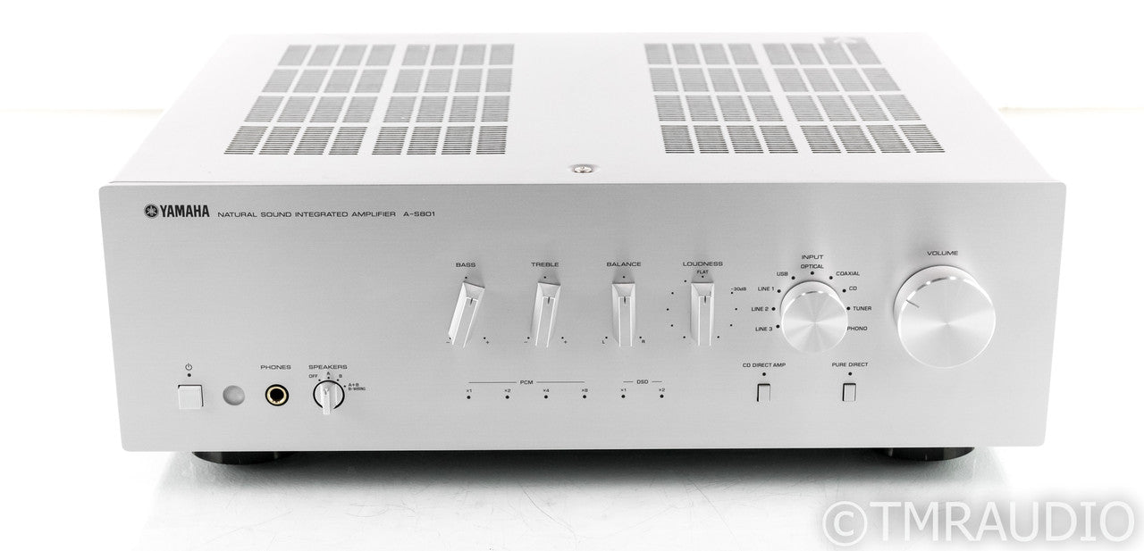 Yamaha A-S801 Stereo Integrated Amplifier; AS801; Remote; MM Phono