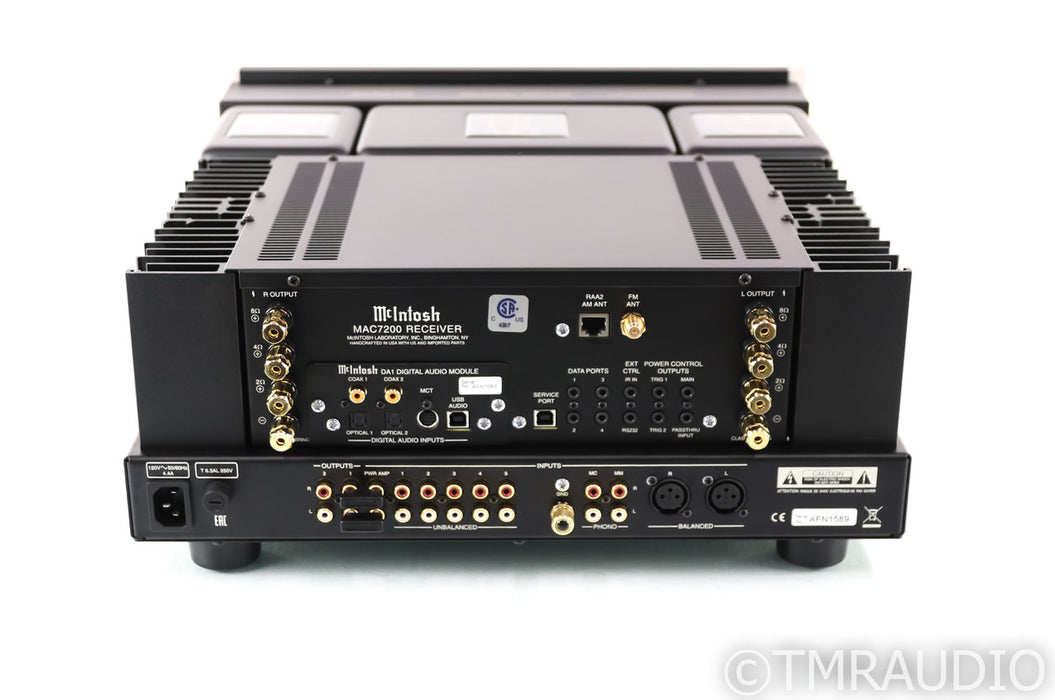 McIntosh MAC7200 Stereo Receiver; MAC-7200; MM / MC Phono; DAC Module