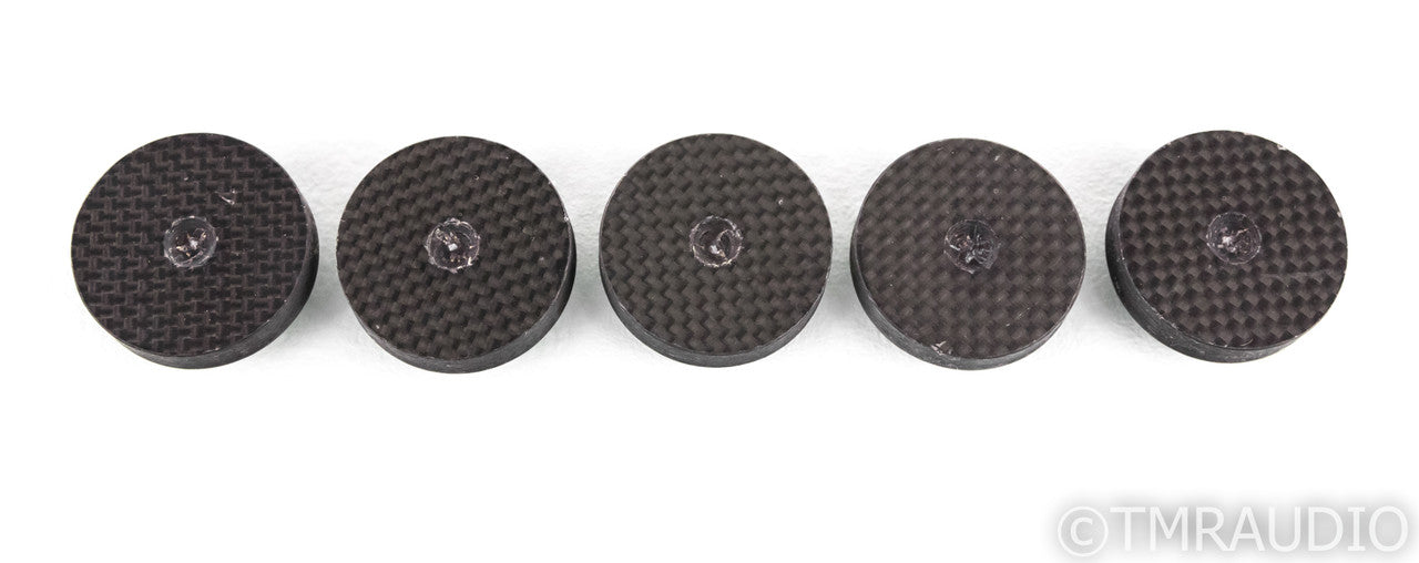 Black Diamond Racing LM Disc Carbon Fiber Isolation Feet; Set of 5