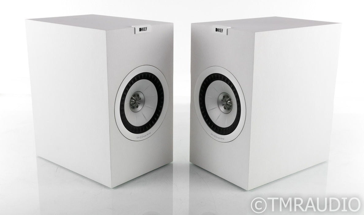 KEF Q350 Bookshelf Speakers; White Pair