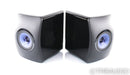 KEF LS50W Wireless Powered Bookshelf Speakers; Gloss Black / Blue Pair; LS-50W