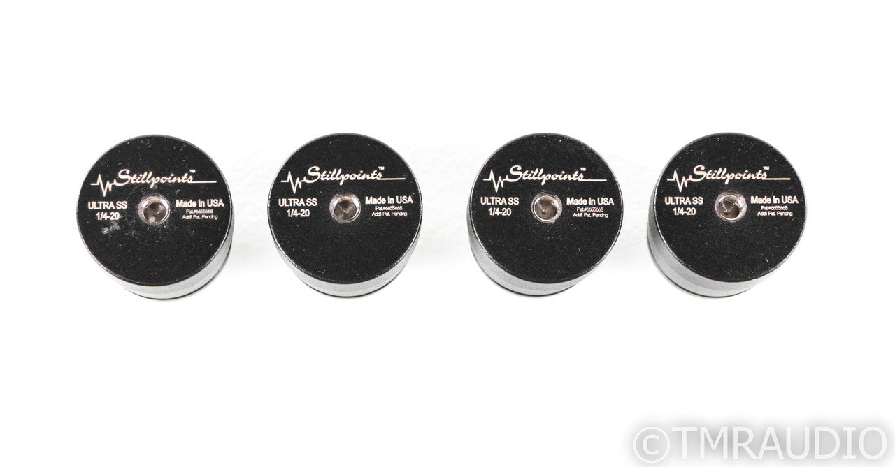 Stillpoints Ultra SS Isolation Feet; Black; Set of 4