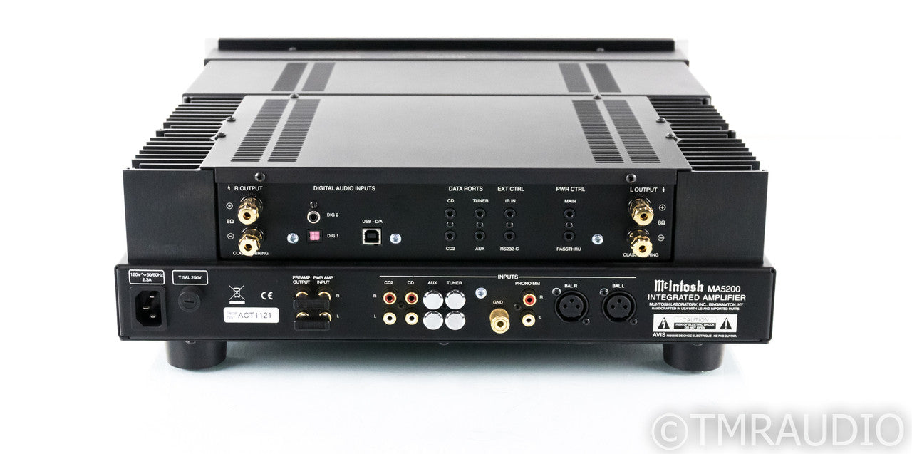 McIntosh MA5200 Stereo Integrated Amplifier; MA-5200; Remote