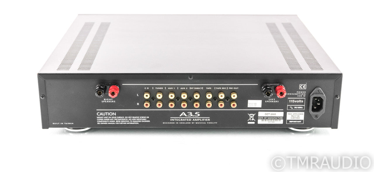 Musical Fidelity A3.5 Stereo Integrated Amplifier; Remote