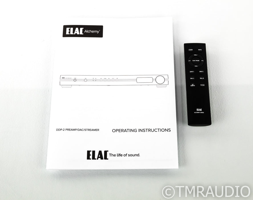 Elac Alchemy Series DDP-2 Streaming DAC; D/A Converter; DDP2; Remote (MINT)