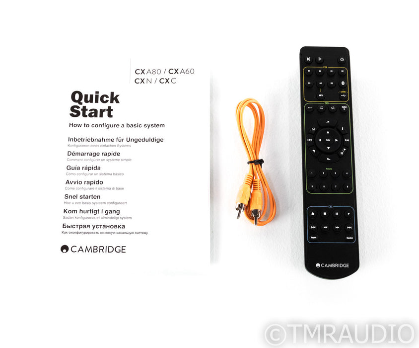 Cambridge Audio CXC CD Transport; Remote (1/2)