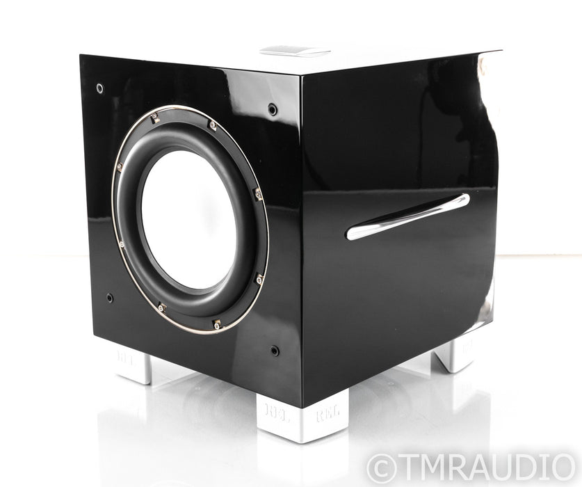 REL S/3 10" Powered Subwoofer; Piano Black; S3