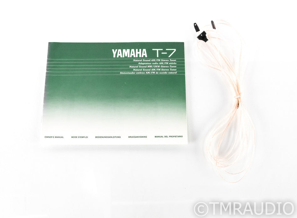 Yamaha T-7 Vintage AM/FM Tuner; T7
