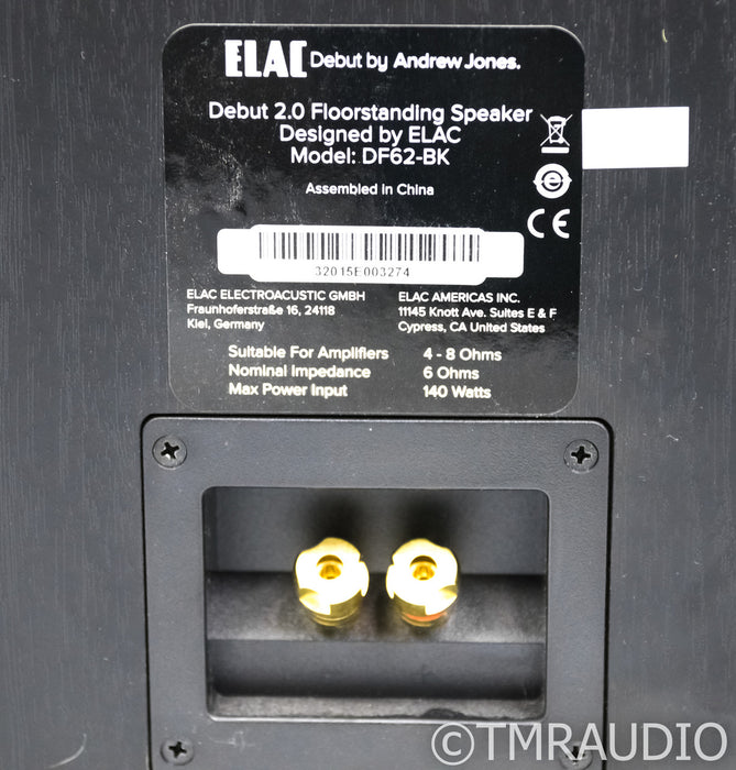 Elac Debut 2.0 F6.2 Floorstanding Speakers