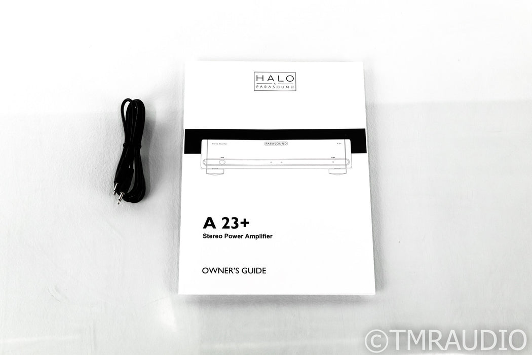 Parasound Halo A23+ Stereo Power Amplifier; A-23 Plus; Silver