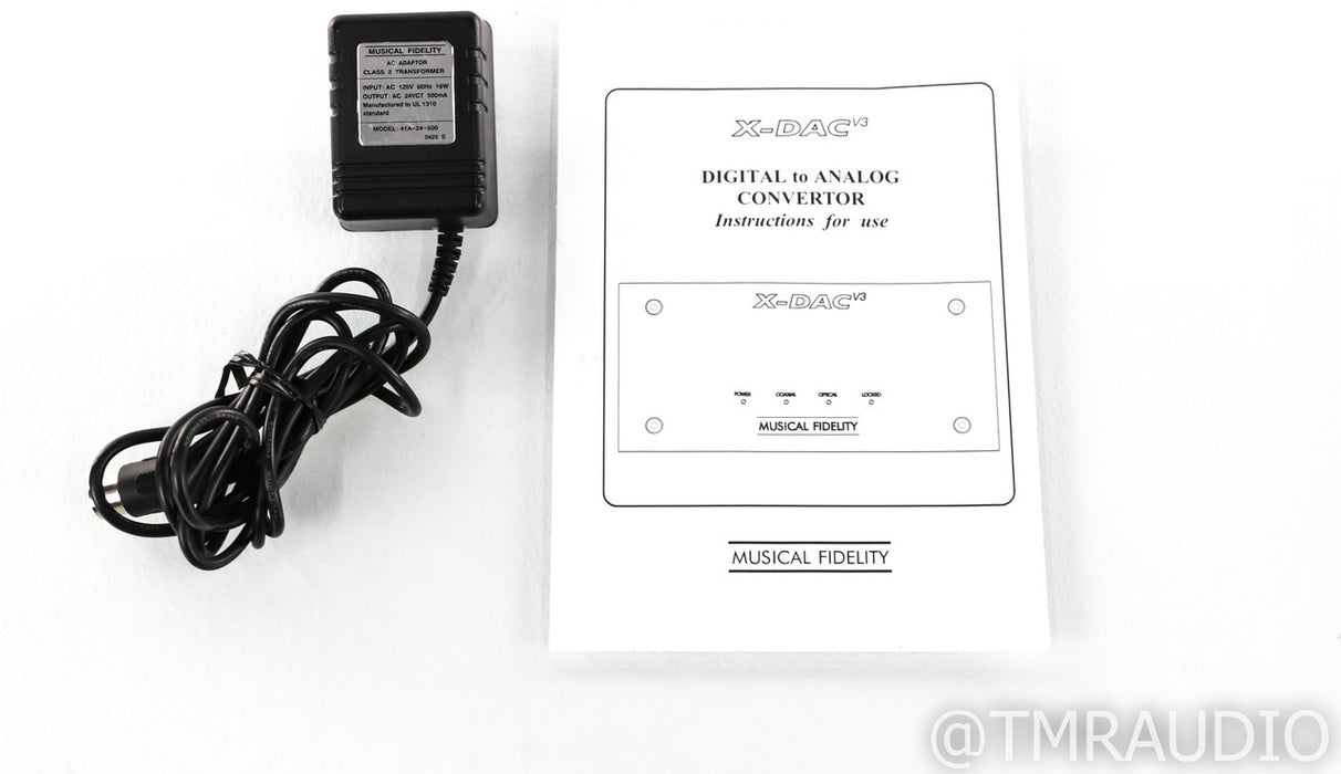 Musical Fidelity X-DAC V3 DAC; D/A Converter; XDACV3