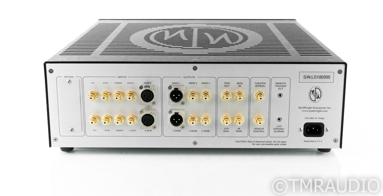 ModWright LS 100 Stereo Tube Preamplifier; LS-100; Black