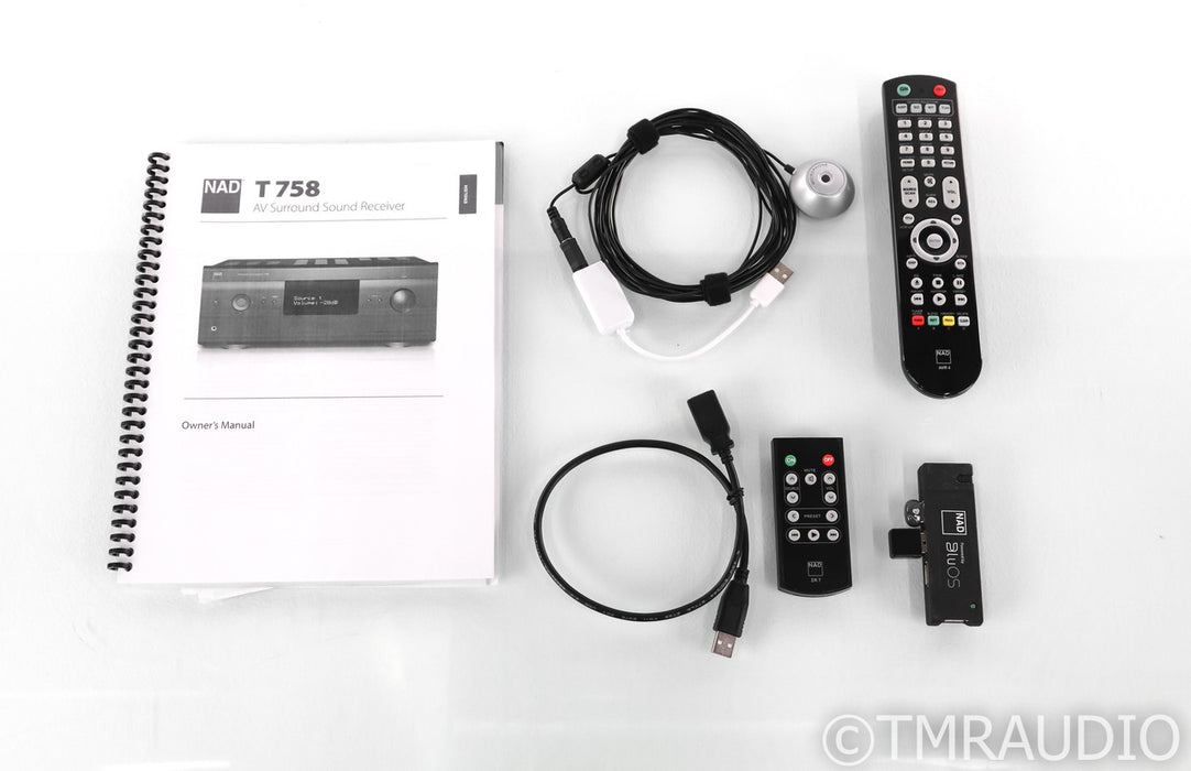 NAD T 758 v3 7.1 Channel Home Theater Receiver; T758; Remote