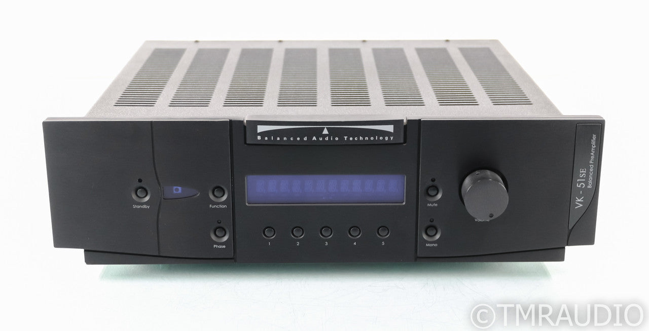 BAT VK-51SE Stereo Tube Preamplifier; Balanced Audio Technology VK51SE