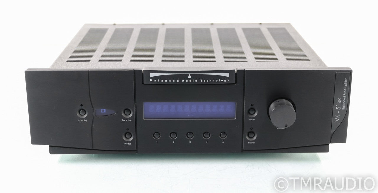 BAT VK-51SE Stereo Tube Preamplifier; Balanced Audio Technology VK51SE