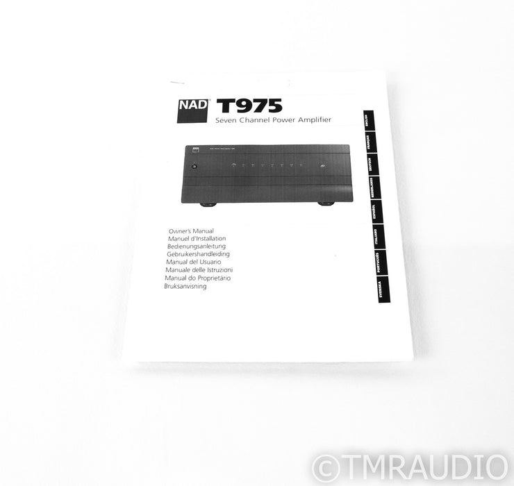 NAD T 975 7 Channel Power Amplifier; T975
