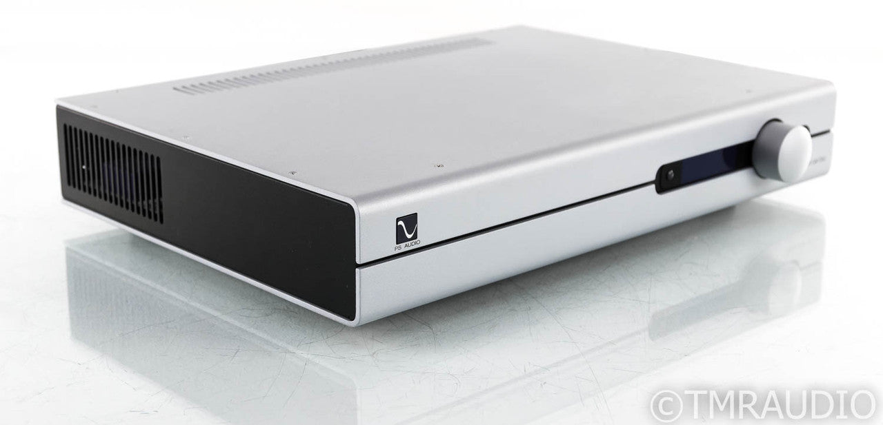 PS Audio Stellar Gain Cell DAC Preamplifier; D/A Converter; Remote; Silver (Used)