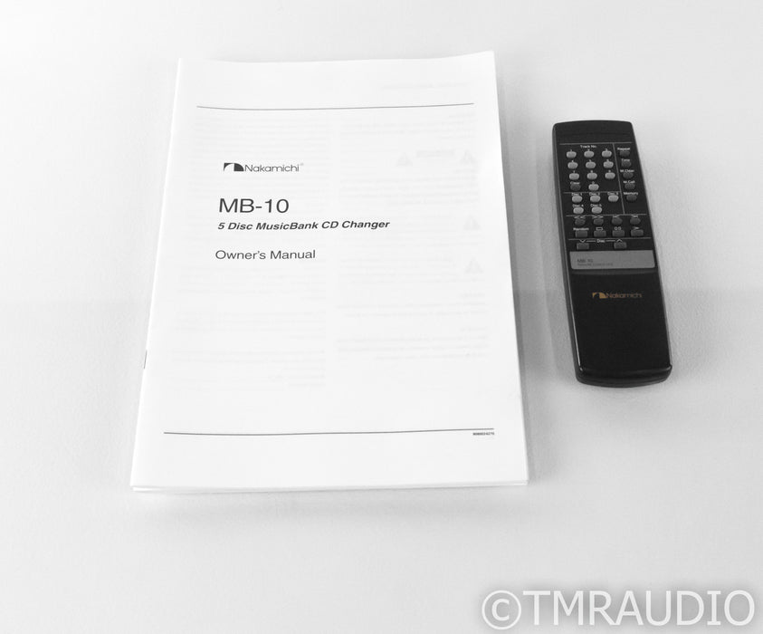Nakamichi MB-10 Five Disc CD Changer; MB10; Remote