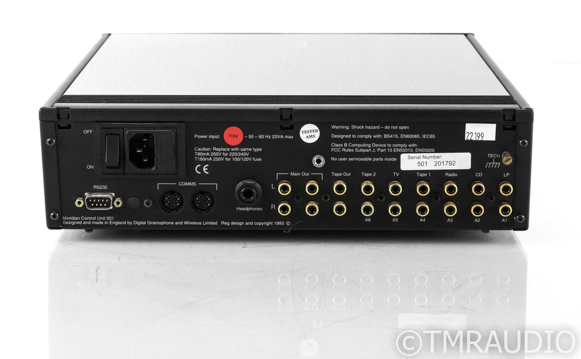 Meridian 501 Stereo Preamplifier; Control Unit (No Remote)