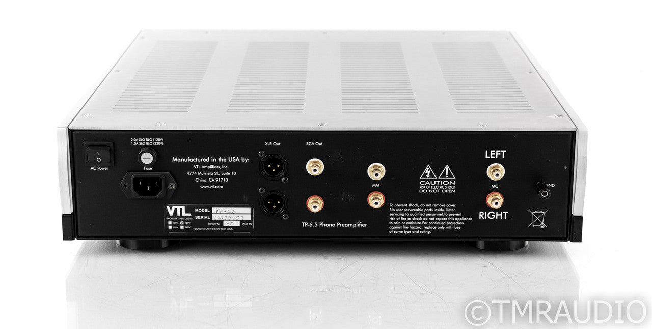 VTL TP-6.5 Signature Tube MM / MC Phono Preamplifier; TP6.5
