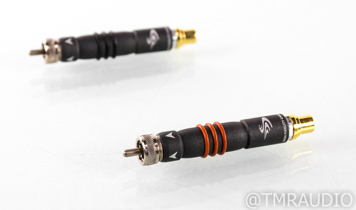 High Fidelity Cables Magnetic RCA Adapters; Destination Pair