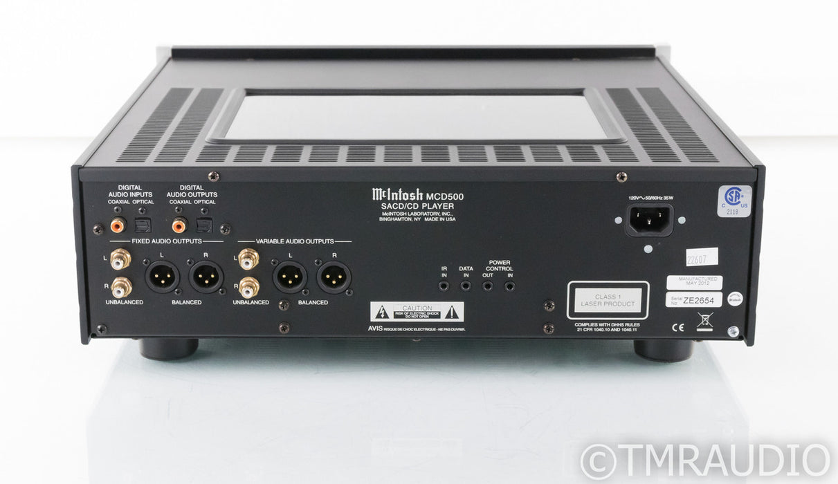 McIntosh MCD500 SACD / CD Player; MCD-500; Remote
