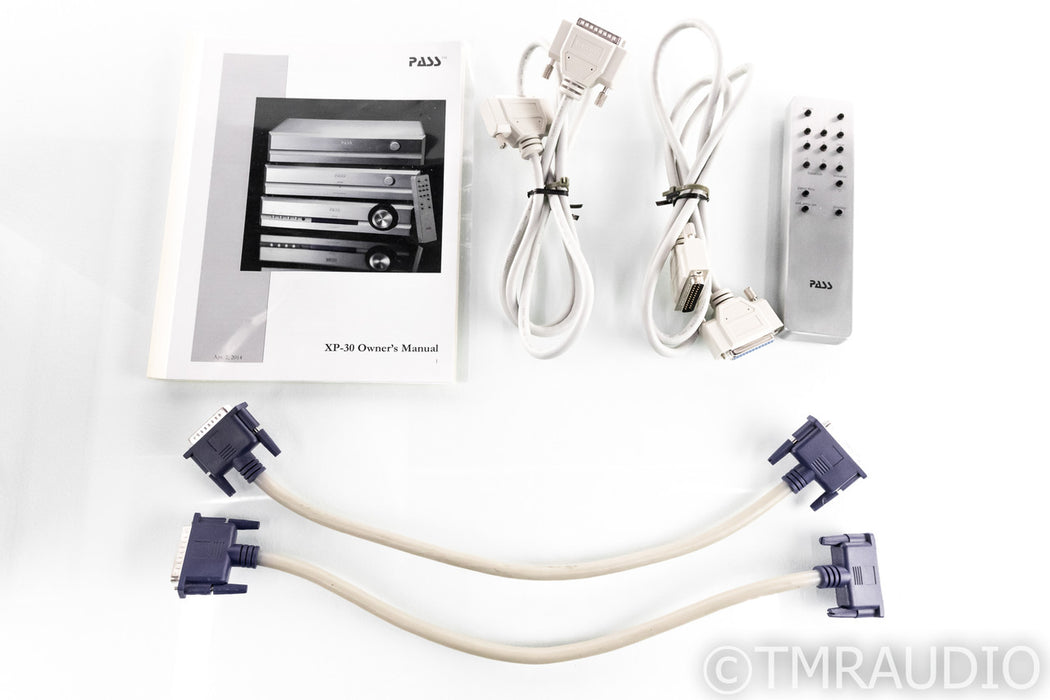 Pass Labs XP-30 Mono Preamplifier; Pair w/ Control Unit; XP30; Remote
