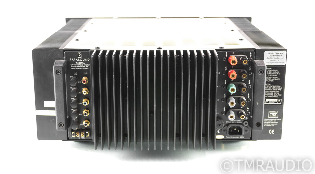 Parasound HCA-2205A 5 Channel Power Amplifier; HCA2205A; Upgraded