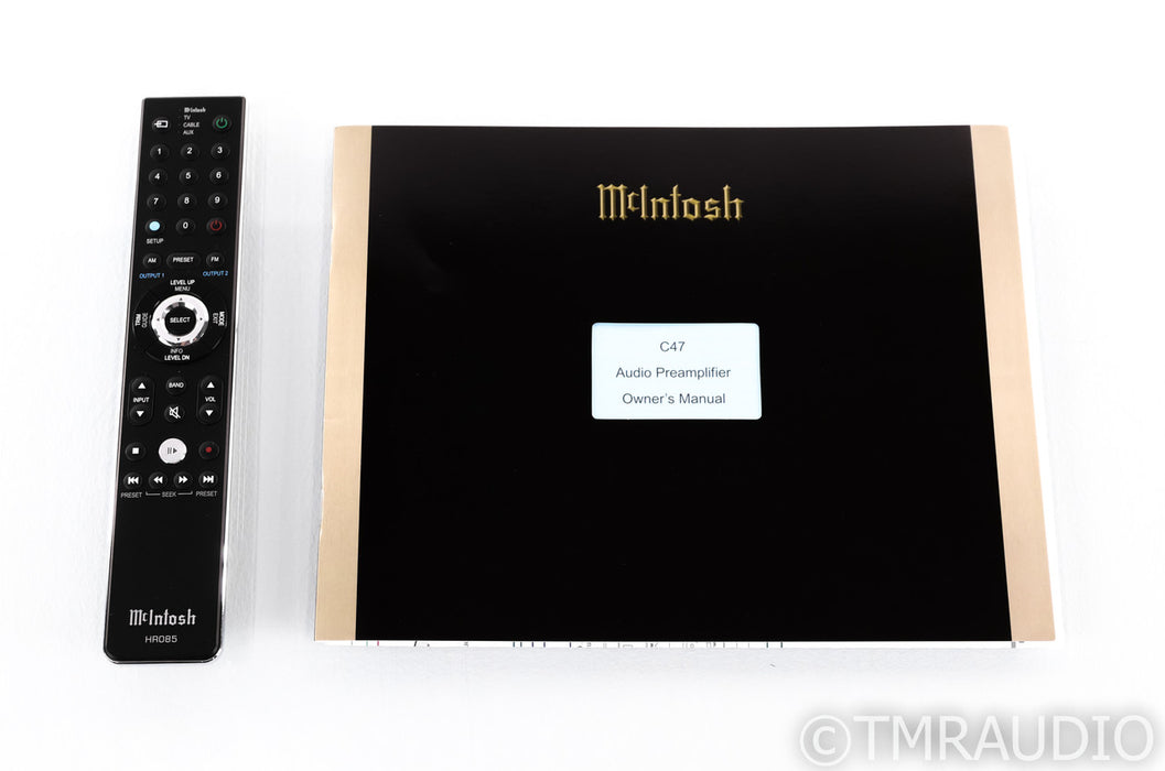 McIntosh C47 Stereo Preamplifier / DAC; C-47; Remote; MM / MC Phono